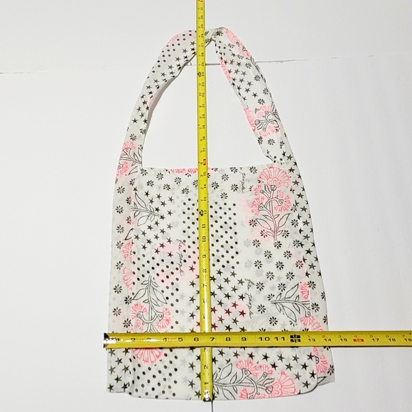 Free People Gauzy Boho Pink Dandelion Tote - Picture 4 of 4